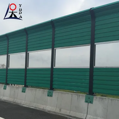 Weather Resistant Galvanized Sound Barrier Fence Outdoor Acoustic Noise Barrier for Road Traffic Noise Control