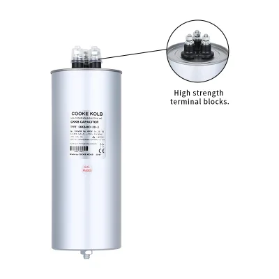 Power Factor Correction Capacitors Metallized Film Powerless Compensation Capacitors