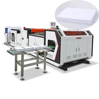 Industrial A4 Paper Making Machine Cutter Roll to Sheet Slitting Machine A4 Paper Packing Machine with Ream Wrapping