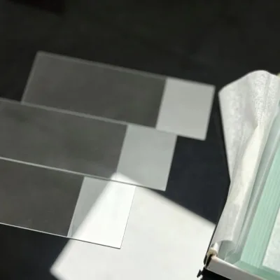 Laboratory Medical Microscope Slides 7101 7102 7105 7109 Glass Prepared Microscope Cover Slides
