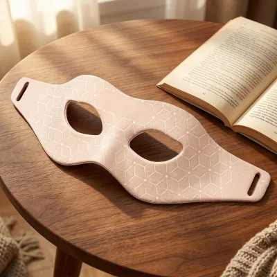 Wholesale Portable Eye Beauty Mask USB Rechargeable Hot Compress Vibration Skin Care Mask Custom Logo Available for Home
