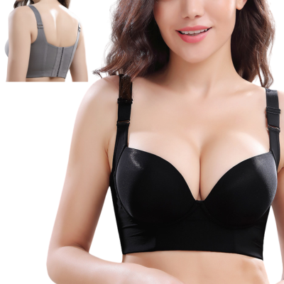 New Hot Plus Size Bra Seamless Wire Free Padded Bras for Big Cup Woman Adjustable Push up Back Support Bralette