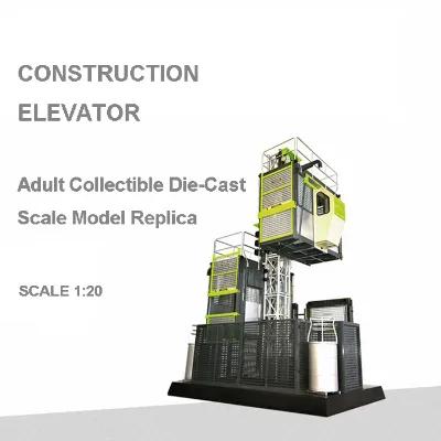 1:20 Construction Elevator Adult Collectible Die-Cast Scale Model Replica