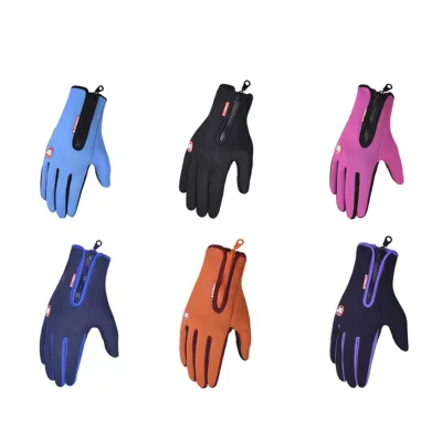 Factory Winter Cycling Gloves Touchscreen Waterproof Anti-slip Outdoor Warm Sport Motorcycle Running Gloves for Gym Driving