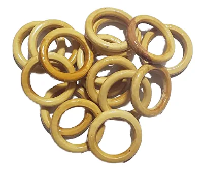 Wooden Ring No. 1 Napkin Holder 45mm Varnished Pack with 50 Units Table Decor