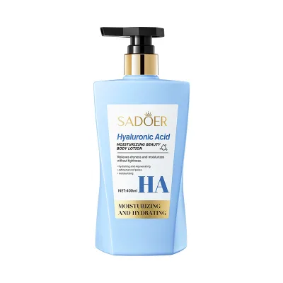 Best Selling SADOER 400ml VC Salicylic Acid Brightening Body Lotion Nourishing Soothing Moisturizing Lotion for All Skin Types