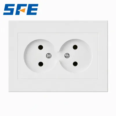 Touchmi Luxury High-End 16A EU Wall Socket Plastic Skin Print Frame Premium Power Socket