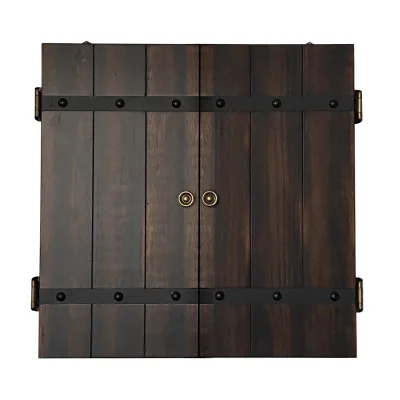 Wholesale MDF Wood Dart Box Indoor Outdoor Dartboard Cabinet for Entertainment