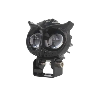 Bicycle LED Spotlight Electric Headlight Modified LED Headlight Waterproof Double Eye Owl Two-color