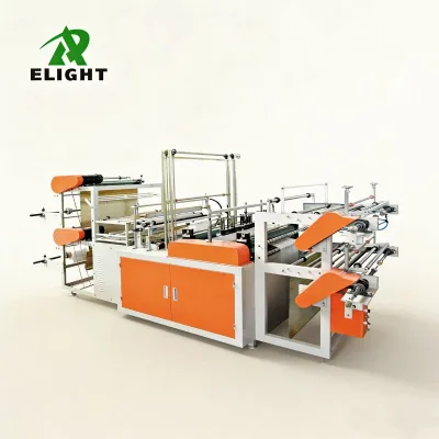 Precision Two Layers Trash Roll Bag Making Machine with Tube Fitting Multi-functional