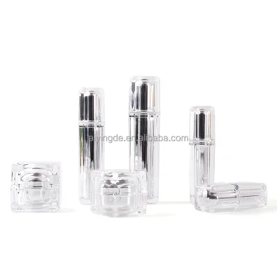 Wholesale 30g 50g 100g Cream Jar and 30ml 50ml 100ml Lotion Bottle Cosmetic Container