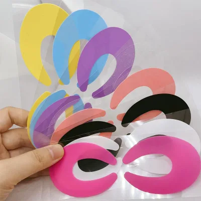 New Multi Color Silicone Ultra Thin Eye Patch Wrinkle Tape Reusable Facial Anti Wrinkle Patch Smooth Skin