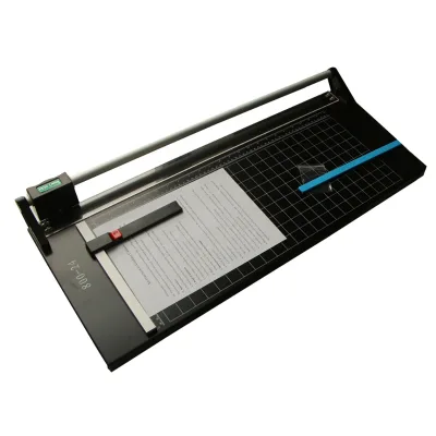 Rotary Paper Trimmer Cutter Desktop Manual 24 Inch Manual Plastic Paper Roll Cutting Machine Sheet Metal Manual Cutter 2mm I-002