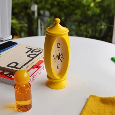 8.8X26cmTable Table Clock Display Sitting Room Table Table Clock Clock Quiet High Appearance Level