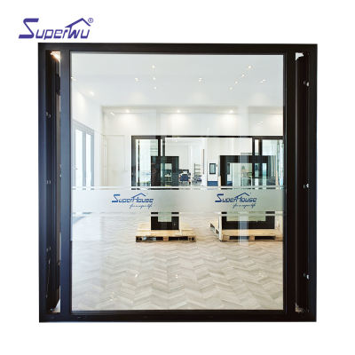 Slimline Frame Fixed Windows with Built-In Air Vents for Office