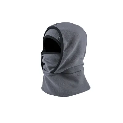 Fleece Winter Balaclava Windproof Cycling & Ski Cap with Integrated Neck Gaiter Warm Pullover Design for Outdoor Sports