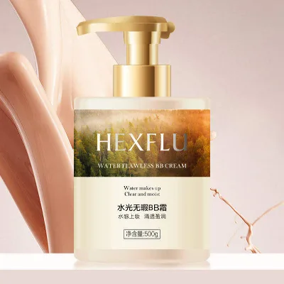 MHEXFLU MColor Face Makeup Full Coverage Hydrating Light Waterproof Long Lasting BB Cream Tinted Moisturizer SPF 500g for All