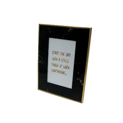 Newest Vintage Wood Frame Marble Pattern Standing Photo Picture Display Frame