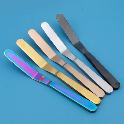 Stainless Steel Cream Spatula, Butter Scraper, Mixing Spatula, Western Cuisine Chef Baking Spatula, Butter Knife, Jam Spatula