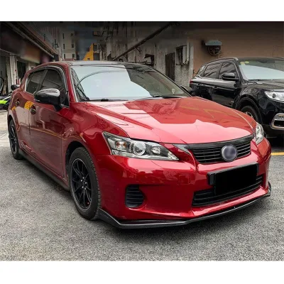 Car Front Lip Shovel Bumper Cover Anti-collision protection for lexus Ct200h 2014 2015 2016 2017 2018 2019 2020 2021 2022 Kit