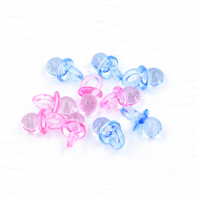 Acrylic transparent pacifier Baby Shower full moon gift party decoration for newborn baby