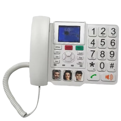 Perfect Gift for Elderly Parents 4G Big Button Phone with SOS Emergency FM Radio, Clear Display Senior-Friendly Design