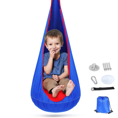 Indoor Outdoor Removable Kids Pod Swing Chair Hammock Chair Sensory Swing Therapy Swing