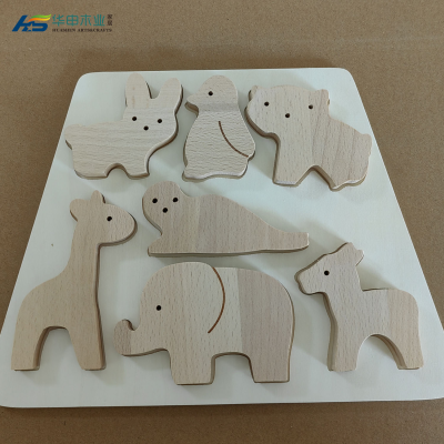 Wooden Set of Animal Toys Wooden Toys for Kids Wooden Animal From China