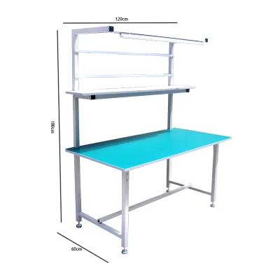 OEM Flexible Assembly Work Table by Aluminium Profile or Lean Pipe Work Bench