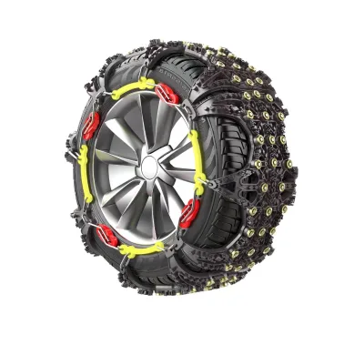 New Car Tire Snow Chain Portable Winter General Emergency Snow Chain Black Full Wrap Tpu Tire Protection Chain