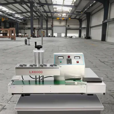 Type 6000 Reinforced Continuous Electromagnetic Induction Sealing Machine Automatic AC220V± 1 YEAR Warranty 25pcs/min for