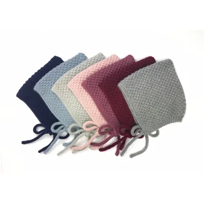 New Born Baby Bonnet Winter Baby Knitted Cashmere Beanie