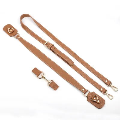 Bag Kit DIY Handmade Handle Handbag Strap Adjustable Bag Shoulder Strap With Gold Buckle for Woven Bag Accessories