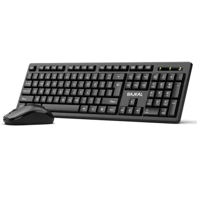 BAJEAL Wholesale Standard 2.4G Ergonomic Wireless  Business Office Keyboard and Mouse Combo for PC Laptop