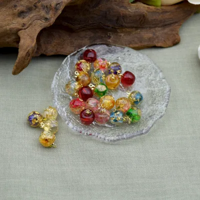 Wholesale Bukwang A386 3D Resin Apple Printed Jewelry Accessories Hoop Earrings Necklace & Bracelet DIY Components