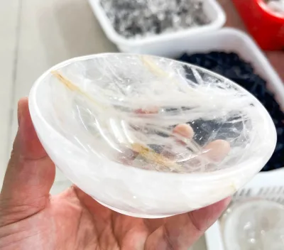 clear Crystal Bowl Larged Crystal Bowls Crystal Home Decoration Items