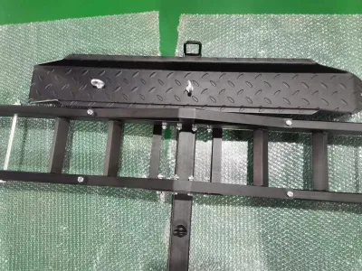 High-Strength Automotive Motorcycle Carrier Rack with Foldable Loading Ramp