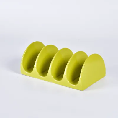 Taco Holder Tacos Plate Wholesale Mexican Ceramic Party Modern Plate Dish Taco Bar Serving Set for a Party Customized Pattern