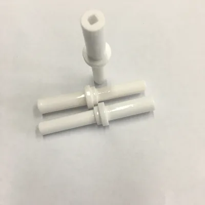 Customized Glazed Alumina Ceramic Ignition Electrode Tube for Gas Burner
