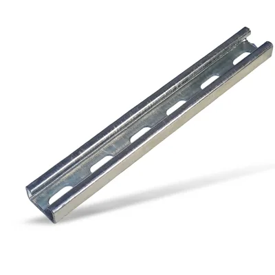 ALIDA Brand AiSi Compliant Customizable Carbon Steel Strut Channel Q235B Grade Perforated U-Channel Galvanized Steel Rail Track
