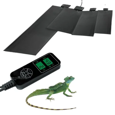 Reptile Heating Pad with Waterproof, Scratch-resistant, Leak-proof and Temperature-controlled Insulation and Heating Elements