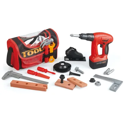 22pcs New Style Simulation Electric Drill Tools Play Toys Set Maintenance Man Role Play Toolkit for Kids