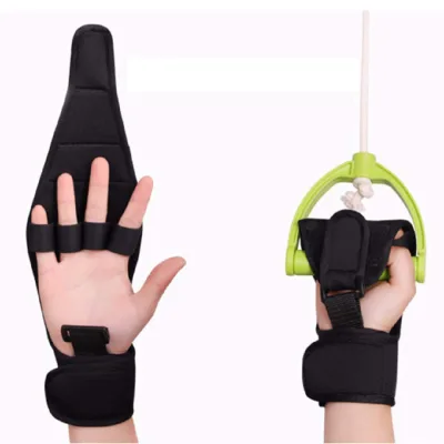 Finger Splint Brace Ability,Finger Spasticity Rehabilitation Auxiliary Training Gloves Stroke Hemiplegia Patient Athlete Finger