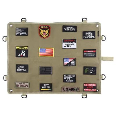 Custom Tactical Patch Holder Organizer Badge Display Board Wall Hanging Panel