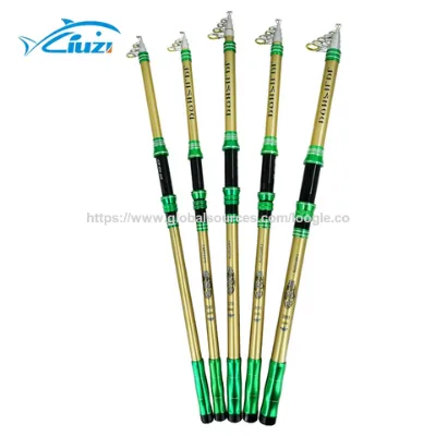 Fiberglass super hard telescopic fishing rod sea rod long cast rod