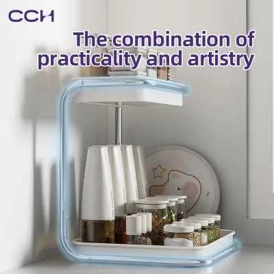 CCH Wholesale 2-Tier Metal Kitchen Spice Rack for Home Organization Brands