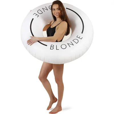 Factory Inflatable White Swimming Rings for Adults Creative Underarm Life Buoy for Adults for Summer Beach Pool Manufacturers