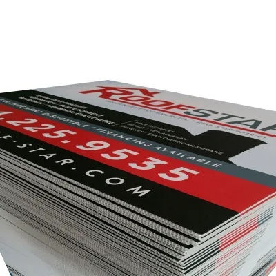 Yard Signs Active Now Die Cut Shape Forex Pvc Foam Board Custom Garden Sign Poster for Lawn Grass