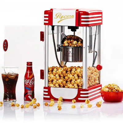 Most Popular Machine Emballage Popcorn 16oz Popcorn Machine Black Popcorn Machine