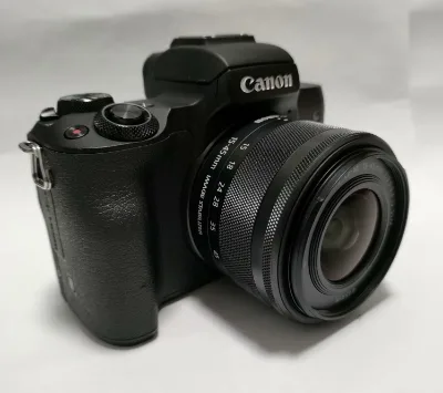 Beginner Mirrorless Camera for M50 Mark II with 15-45mm Lens APS-C Sensor SD Card Support 4K Video